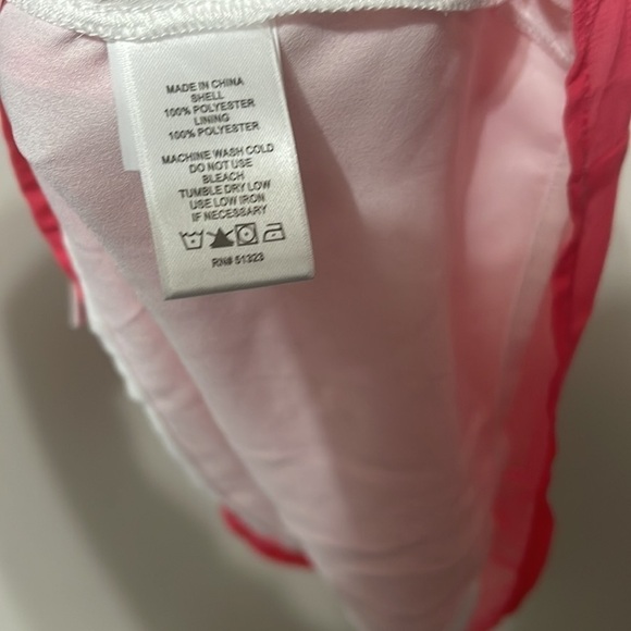 𝅺1. STATE NWT Halter Dip Dye Blouse Pink Tart XL - Picture 6 of 6